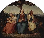 HESS, Heinrich Maria von Liebe, Glaube, Hoffnung Sweden oil painting artist